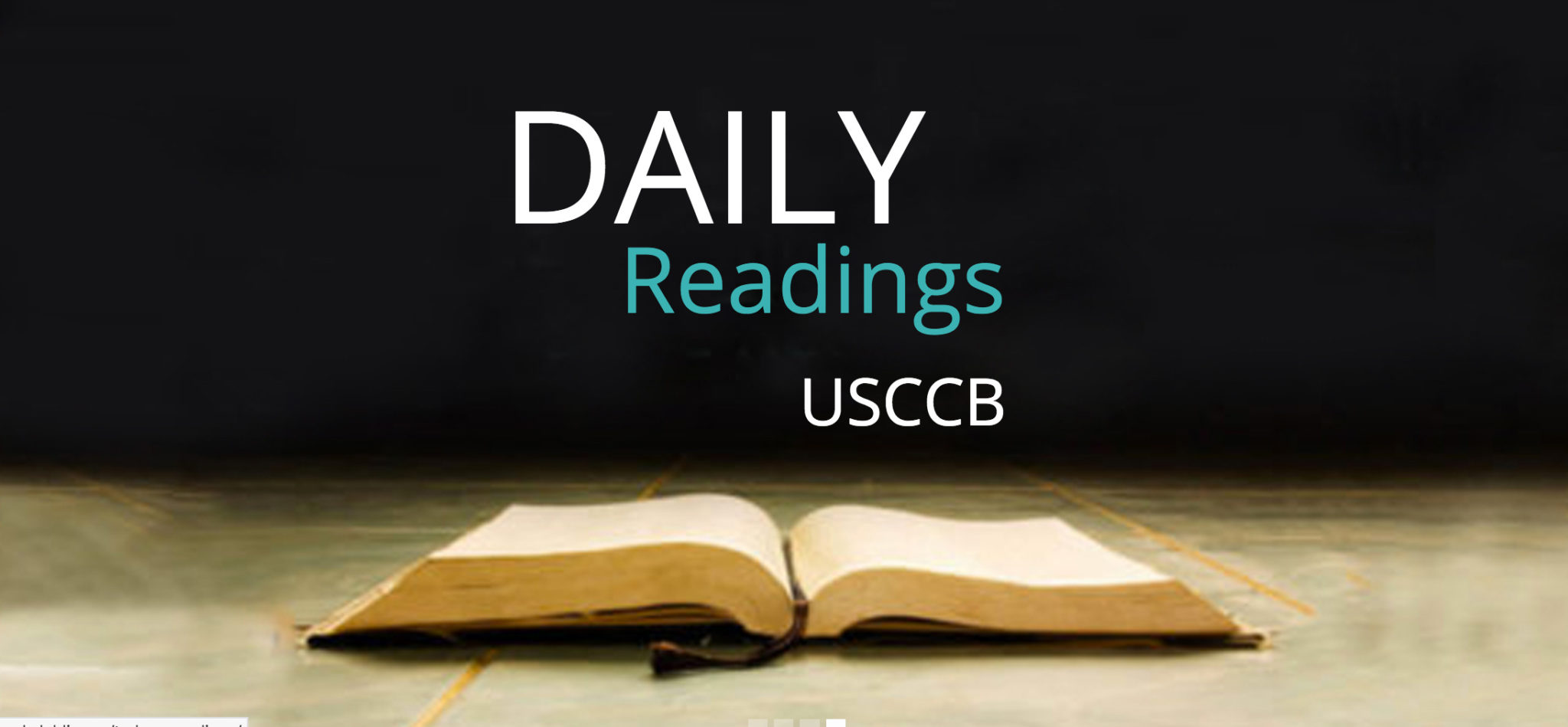 daily bible readings usccb