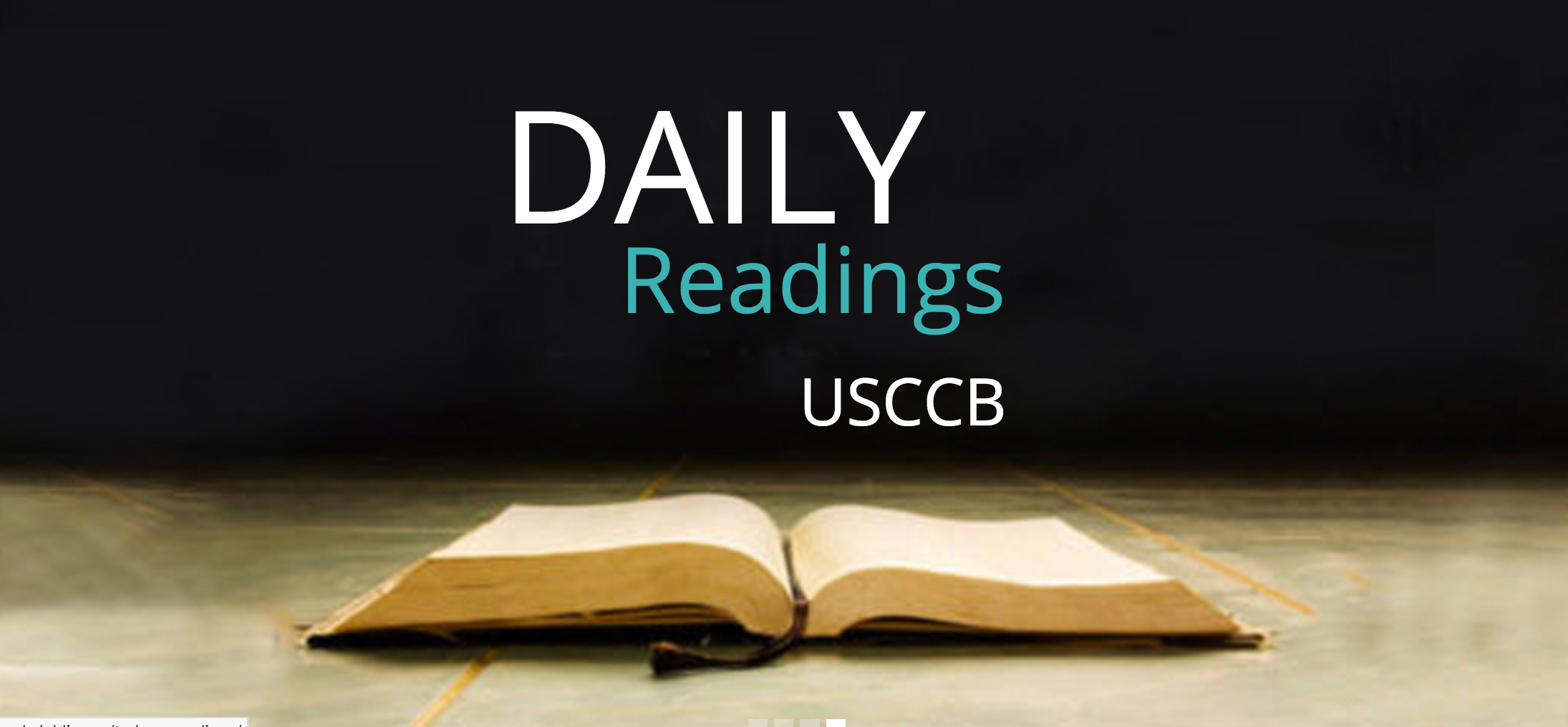 daily mass reading usccb